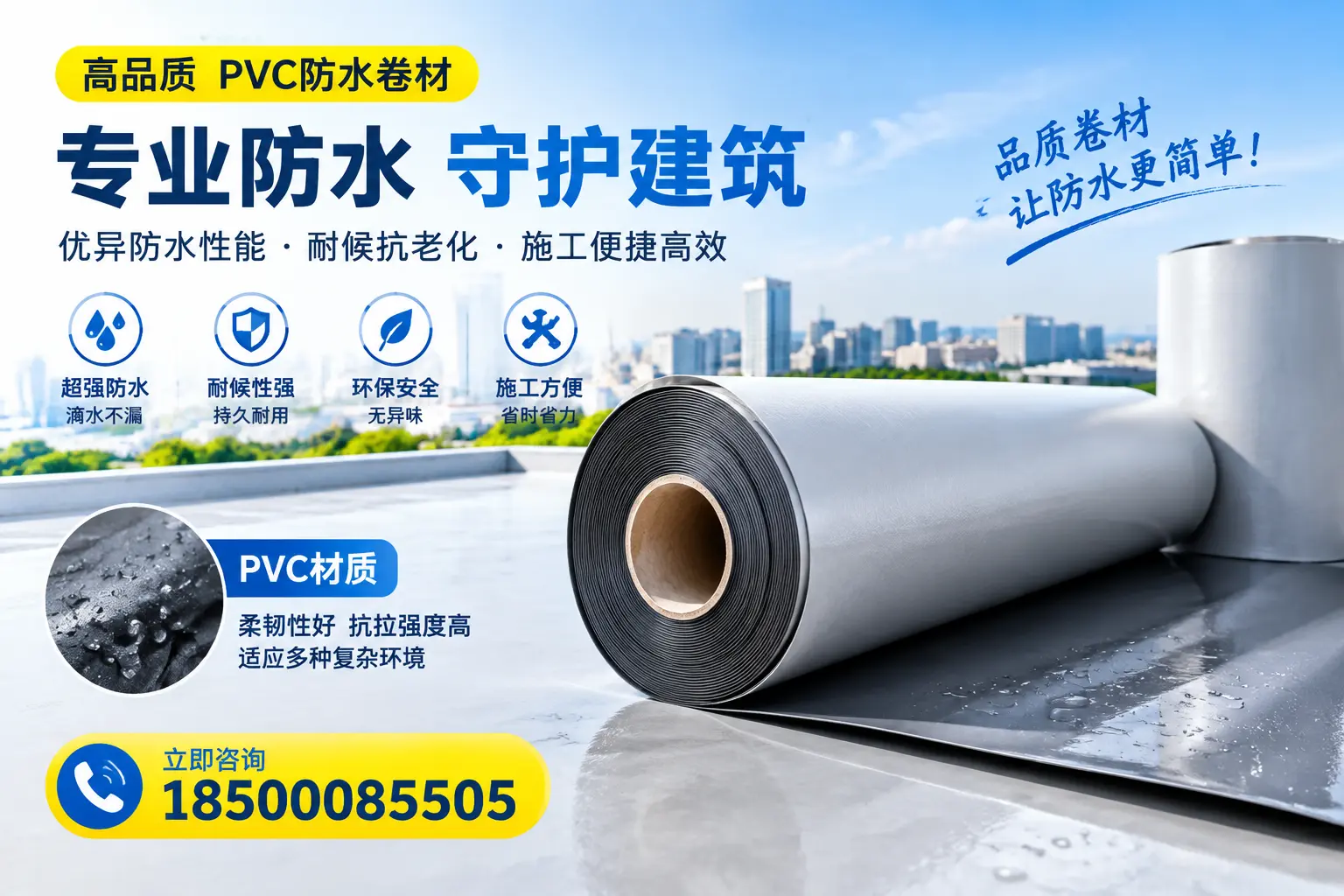 PVC防水卷材的安全性分析，昌都居民需了解的知识